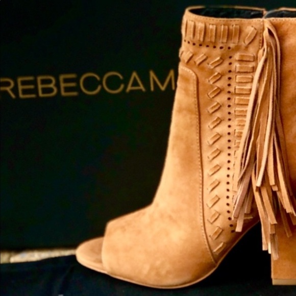 HP NWT Rebecca Minkoff Kid Suede Bootie - Picture 3 of 8